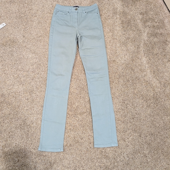 Women's Sky Blue Straight Leg Pants Size 6, 32-in Inch Inseam - Picture 1 of 9